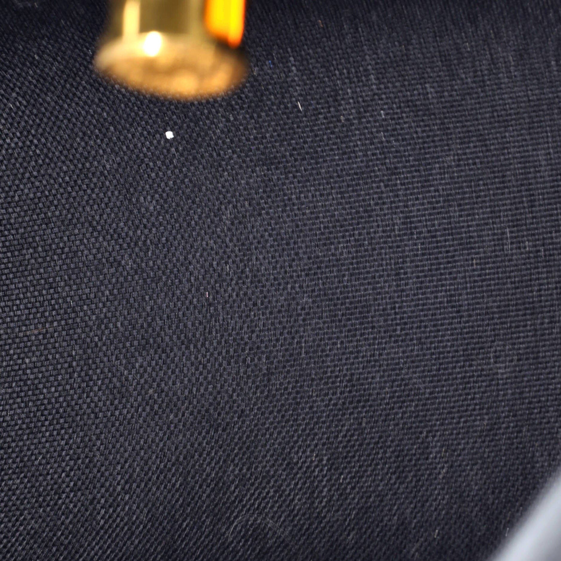 Pre-Owned Hermes Herbag Zip Leather and Toile 31, Alternate, color, Noir