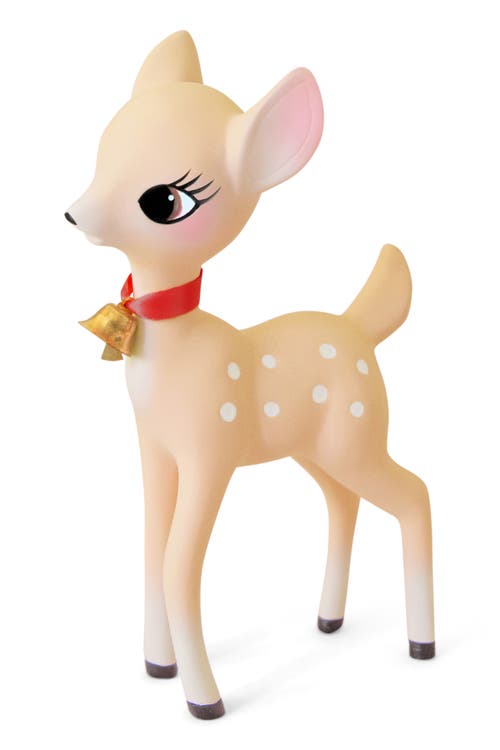 Sunshine Studios Retro Deer Holiday Figurine In Multi