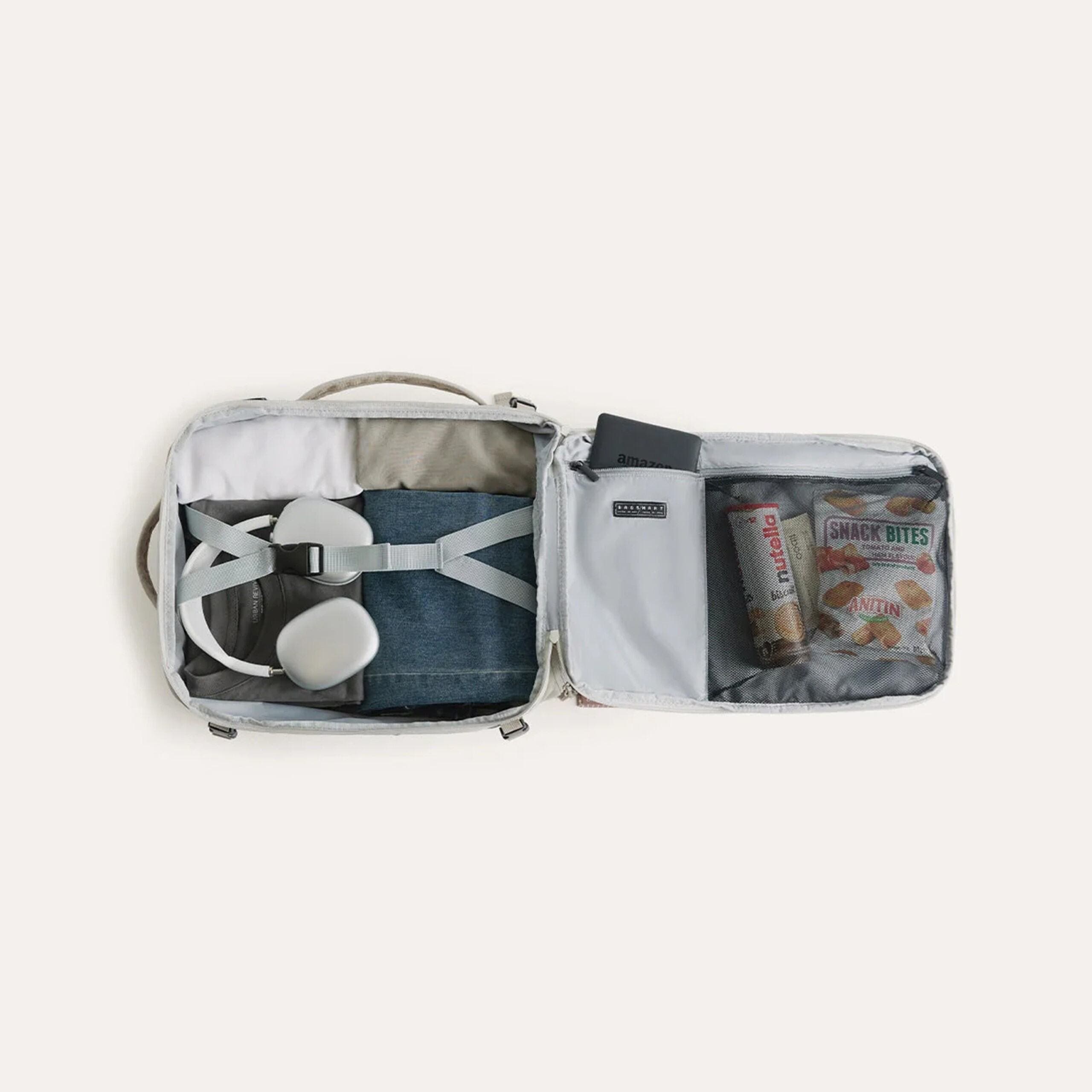 Bagsmart Faro 29L Carry On Travel Backpack Set, Alternate, color, Bone White