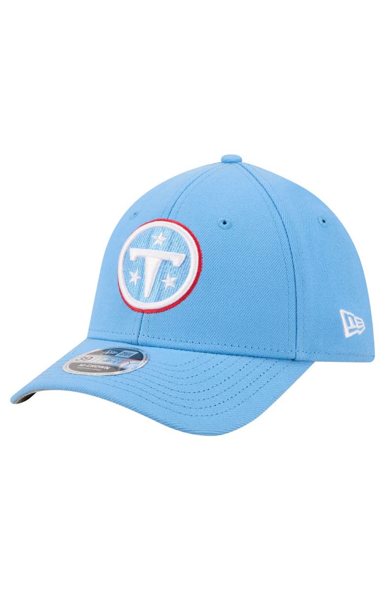 New Era Men's New Era  Light Blue Tennessee Titans Team Collection 39THIRTY M-Crown Flex Hat, Main, color, Light Blue