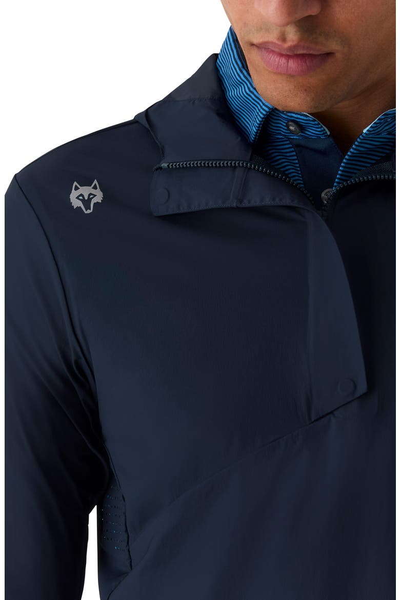 Newago Water Resistant Hooded Golf Jacket, Alternate, color, MALTESE BLUE