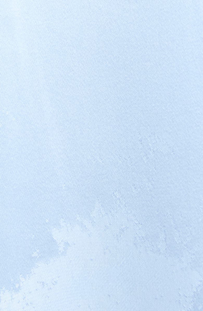 Balenciaga Washed Silk Jacquard Pajama Pants, Alternate, color, 5840 Baby Blue