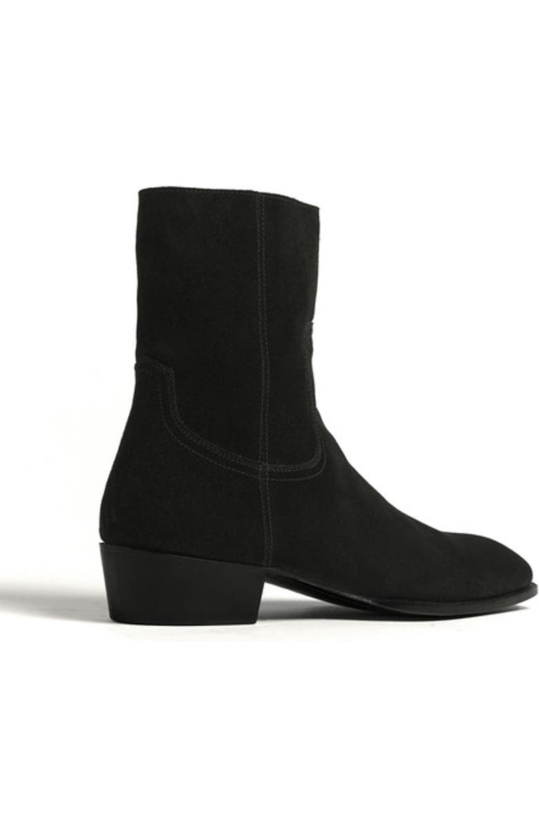 Anthony Veer Lennox Boot, Alternate, color, Velvet Noir Black Suede