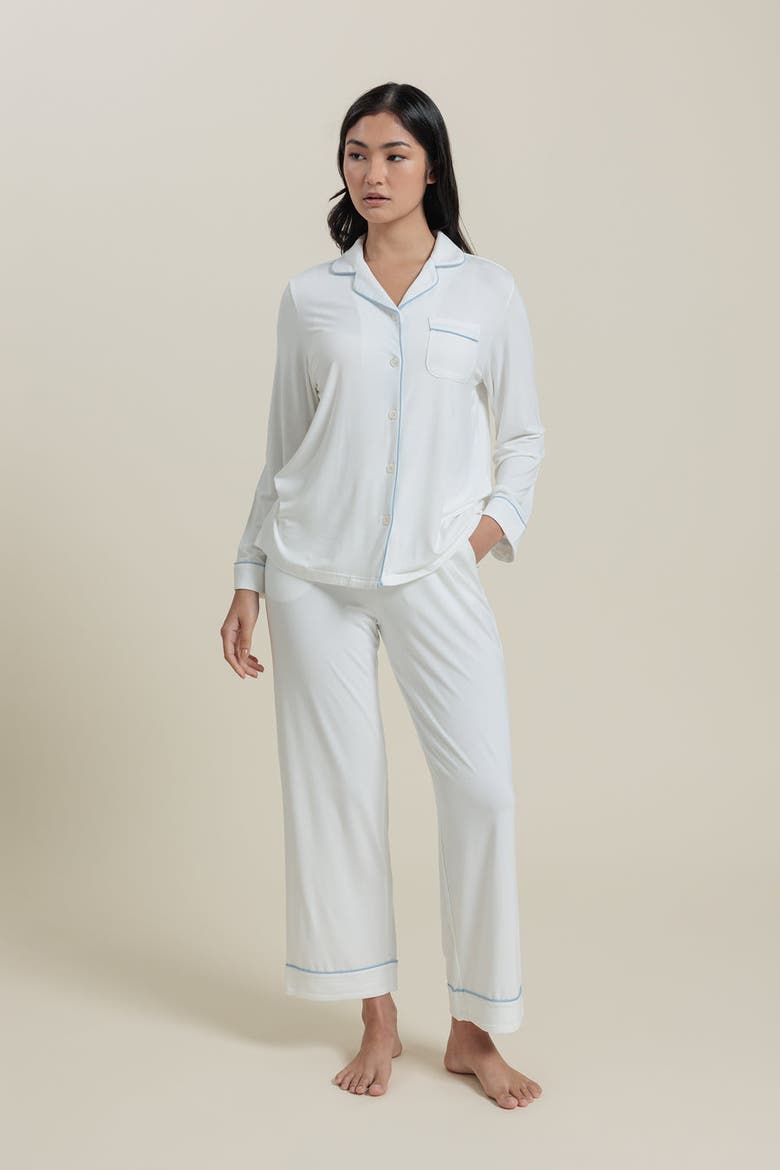 Natural Pajama Pants, Alternate, color, White