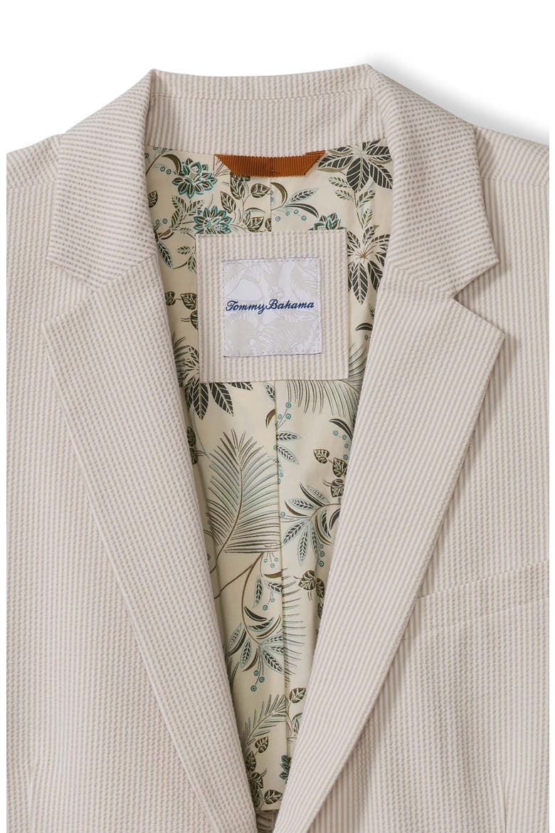 Nova Wave Stretch Cotton Seersucker Sport Coat, Alternate, color, STONE KHAKI