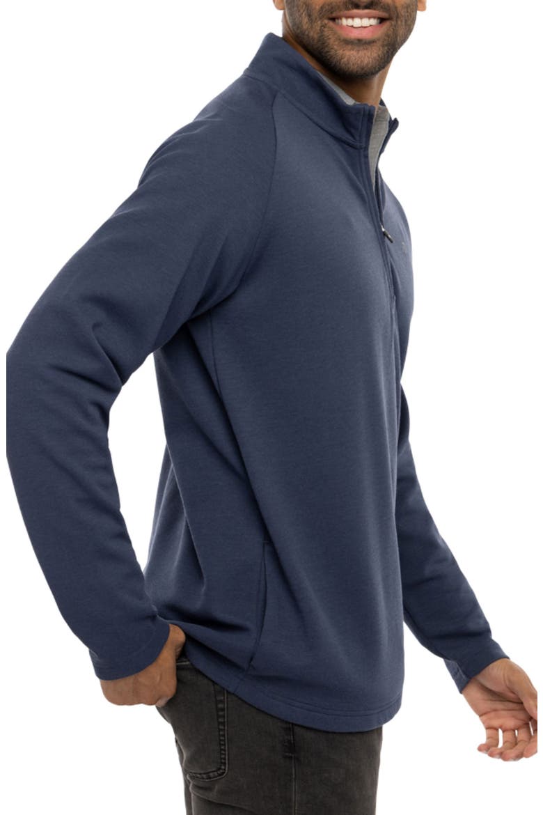 Upgraded Half Zip Pullover, Alternate, color, NAVY