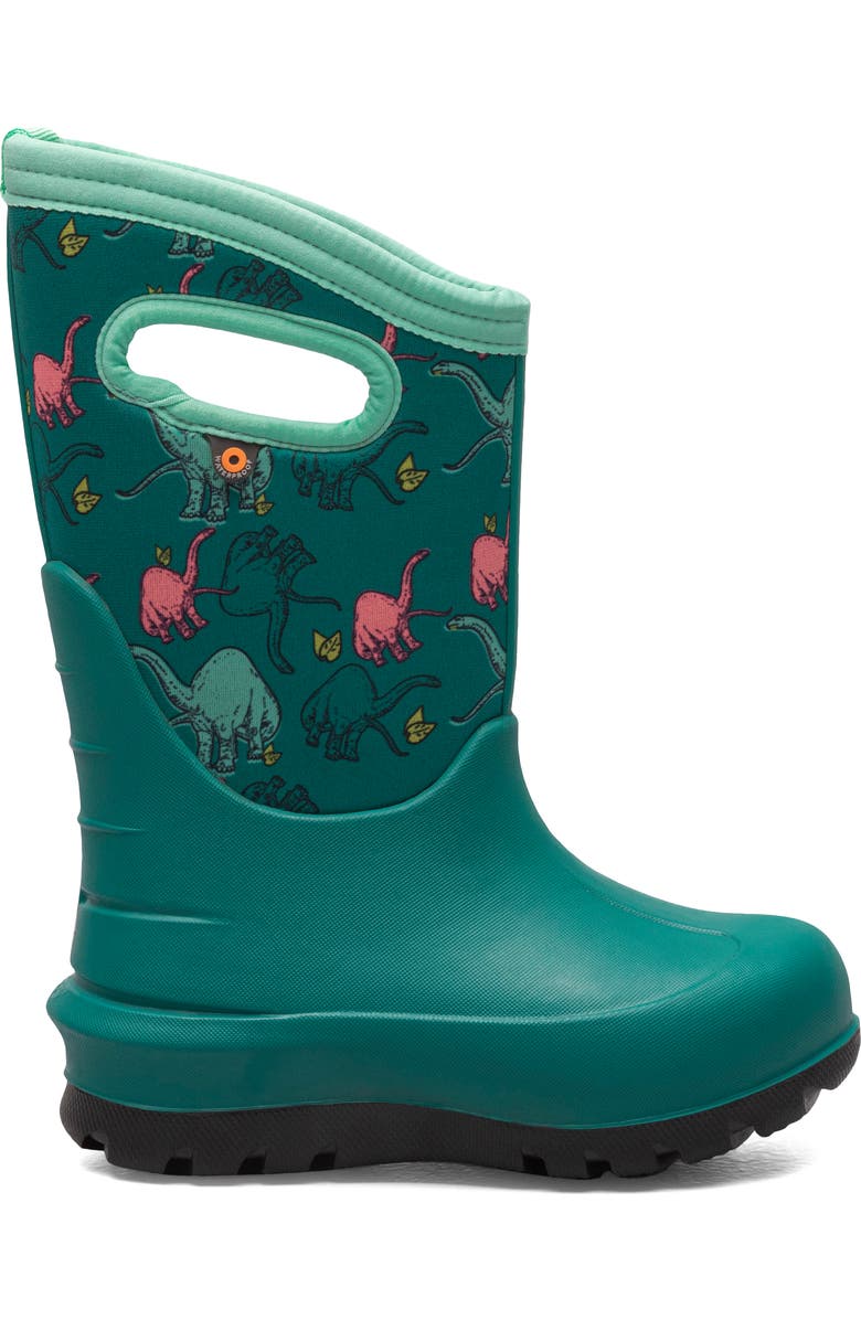 Bogs Kids' Neo-Classic Good Dino Insulated Waterproof Winter Boot, Alternate, color,