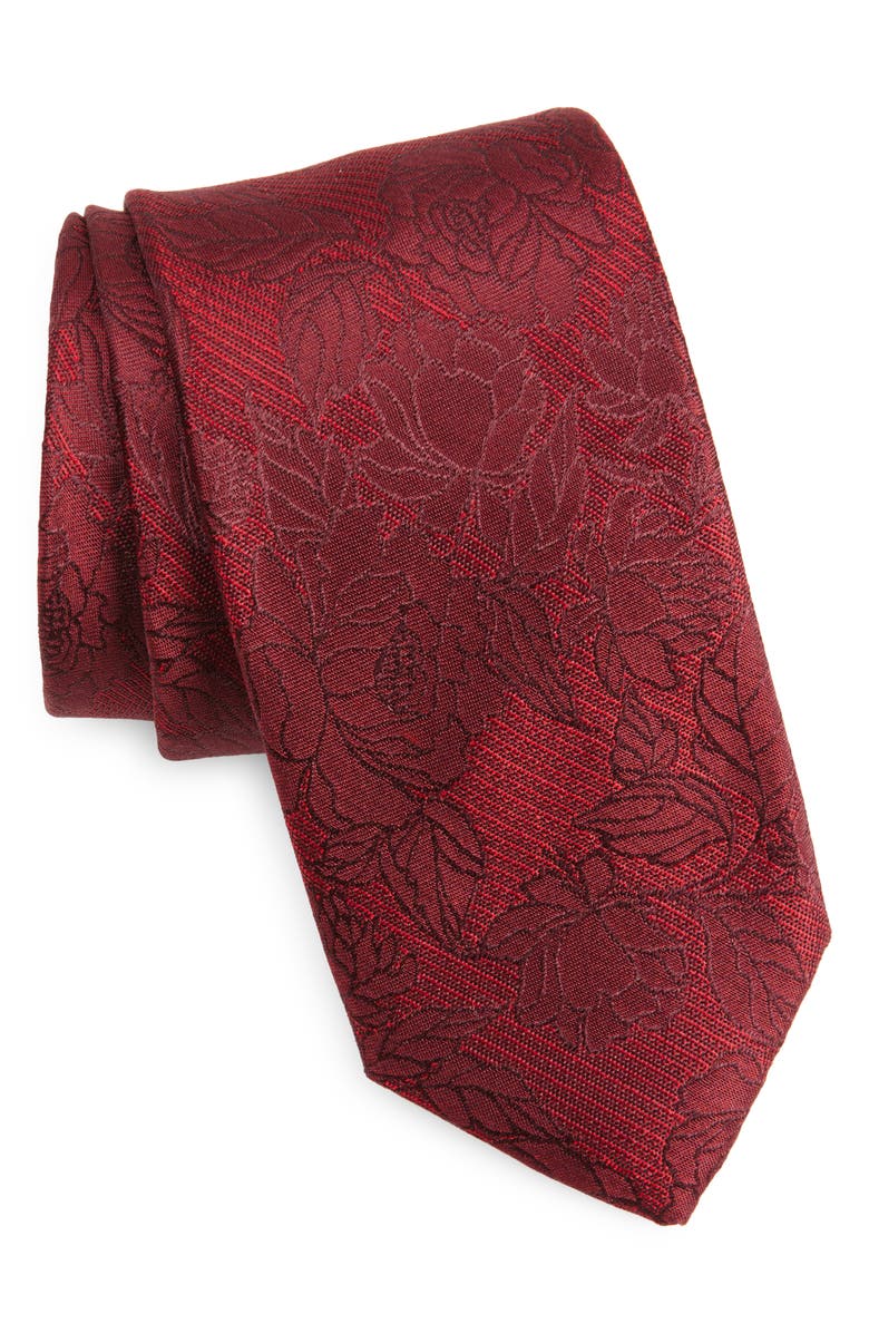 Nordstrom Gregor Floral Jacquard Silk Tie, Main, color, 