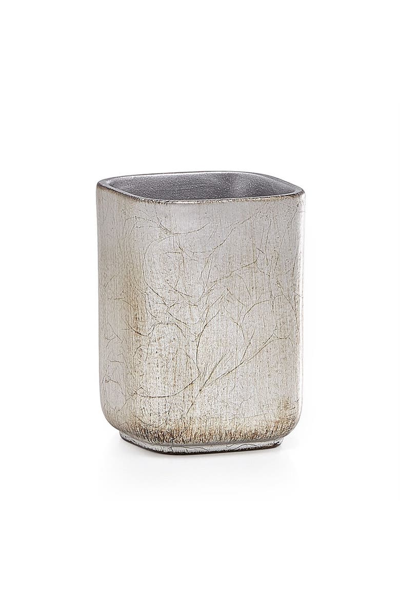 Ava Silver Brush Holder, Main, color, SILVER