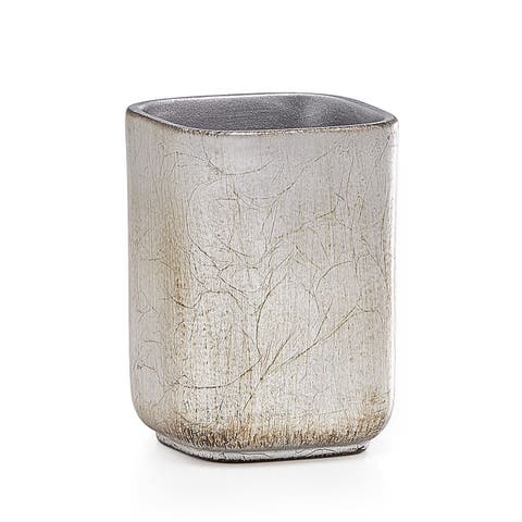 Ava Silver Brush Holder
