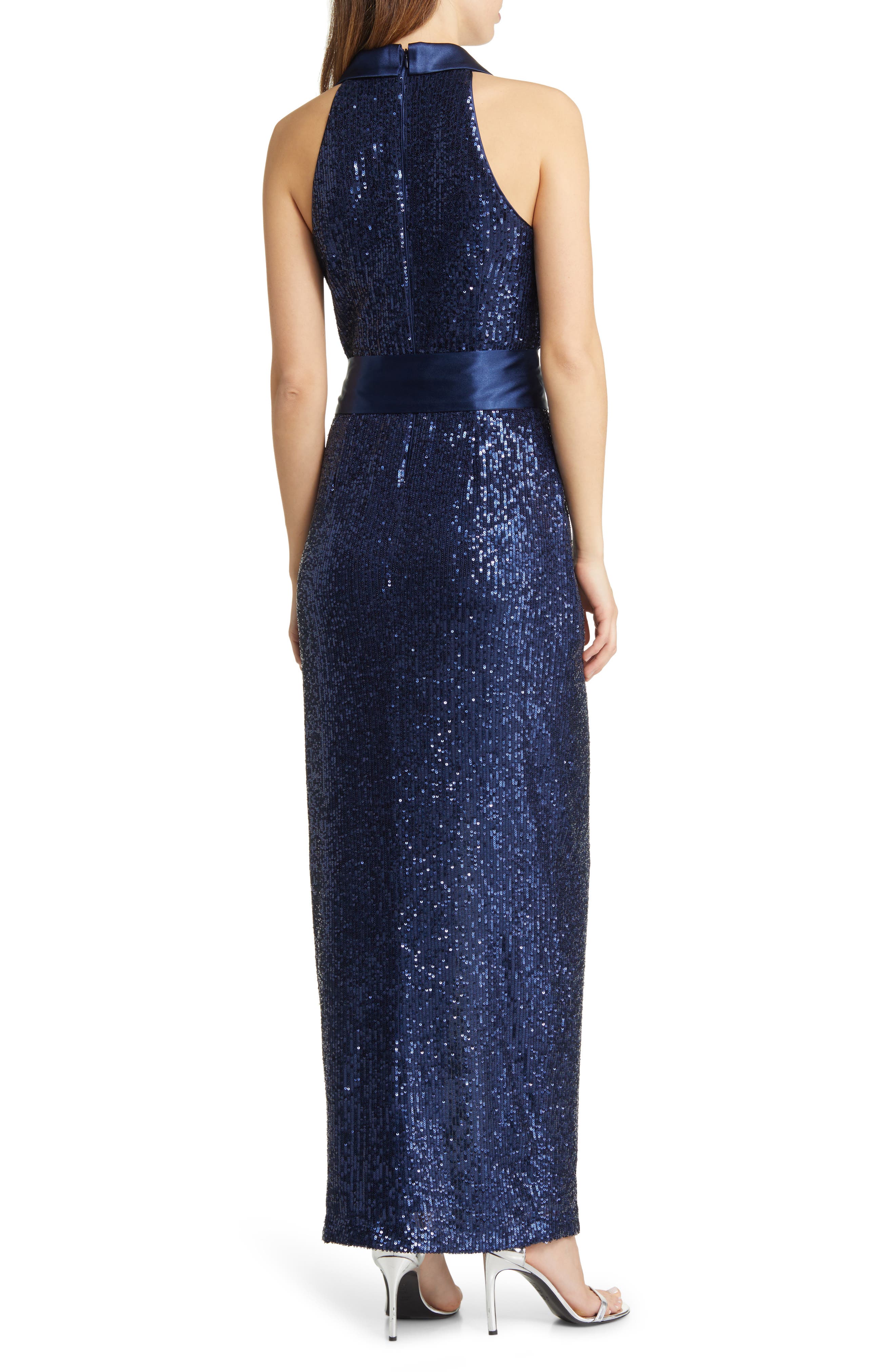 Sequin Tuxedo Gown - image 2