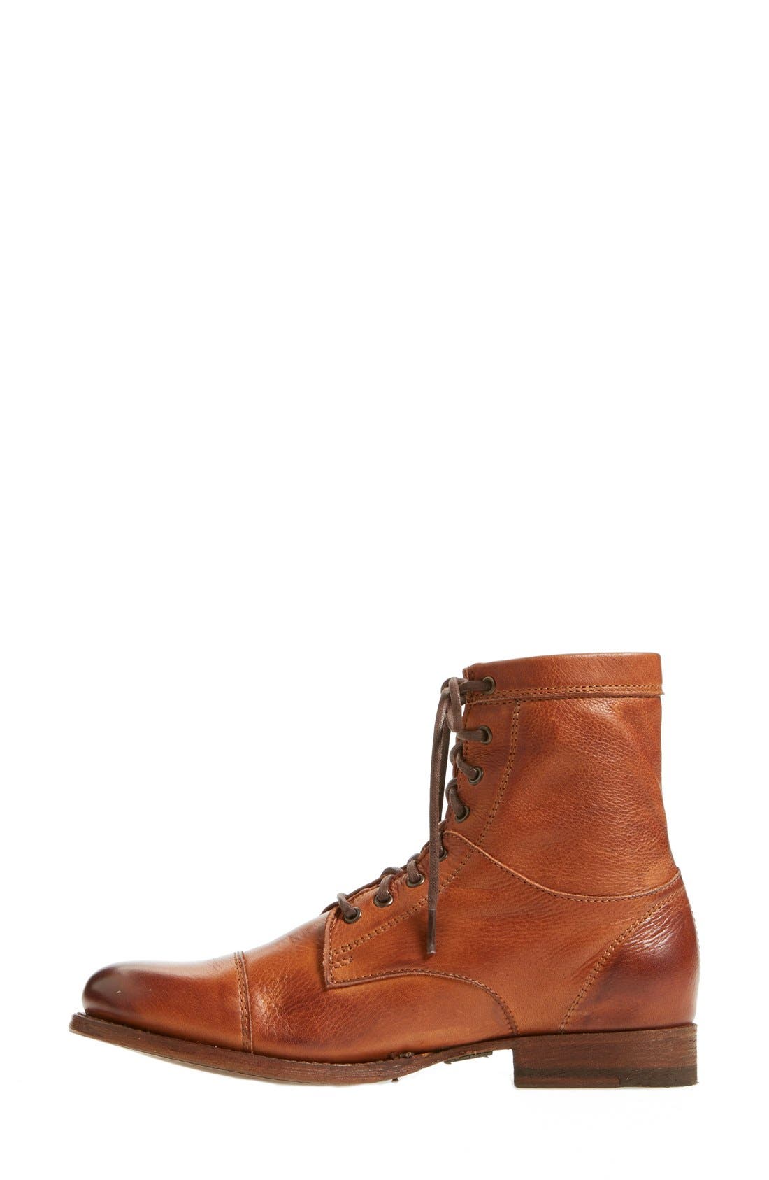'Erin' Leather Work Boot, Alternate, color, WHISKEY