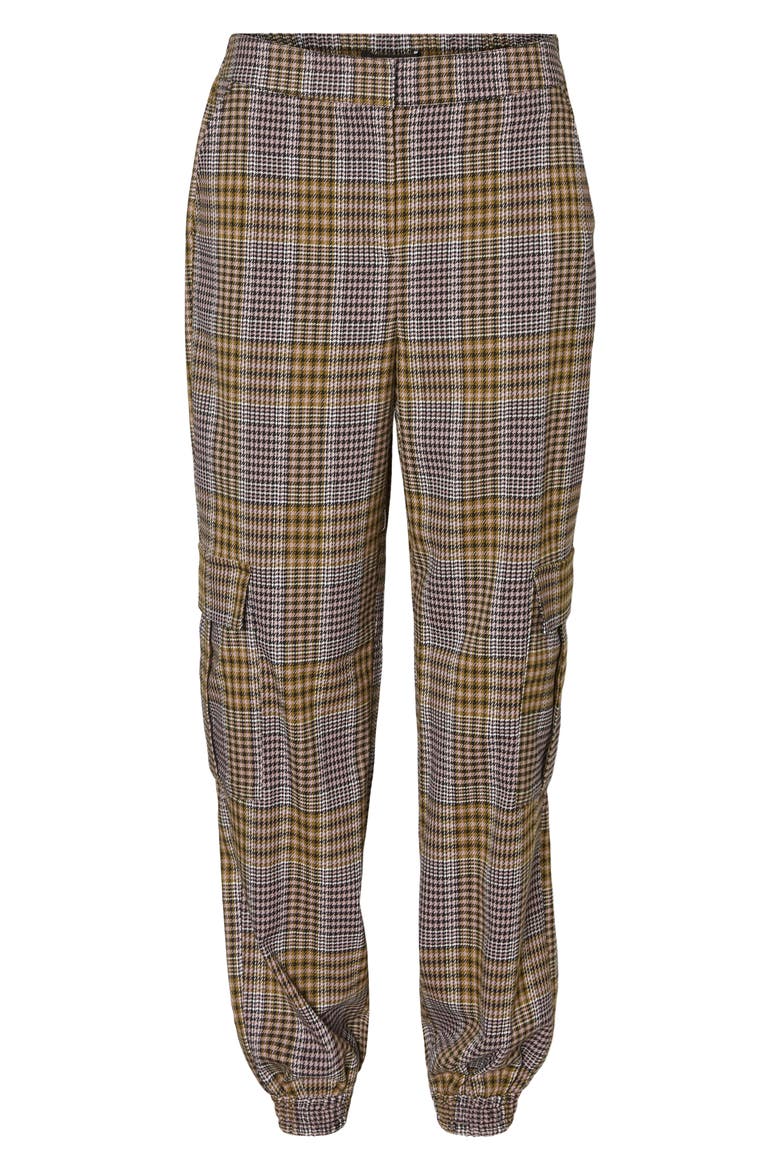Bobbie Plaid Joggers, Alternate, color, BLACK CHECKS