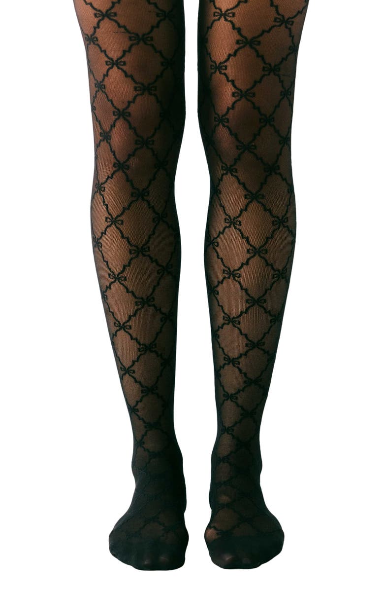 Free People Ribbon Chain Tights, Main, color, 