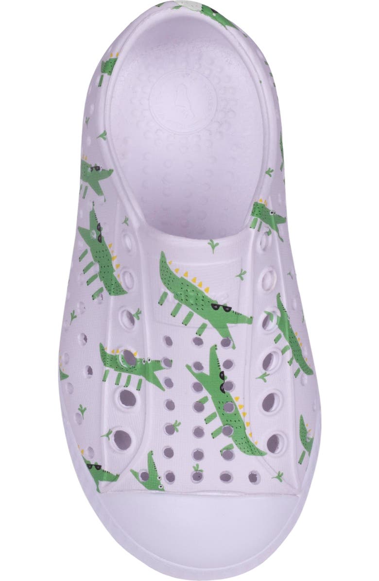 Native Shoes Jefferson Water Friendly Perforated Slip-On, Alternate, color, White/ Alligators