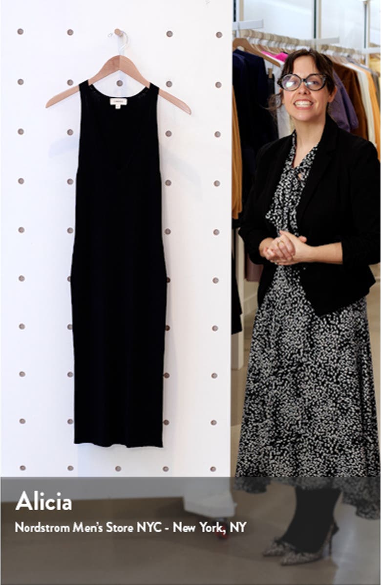 Josephine V-Neck Sleeveless Knit Dress, sales video thumbnail