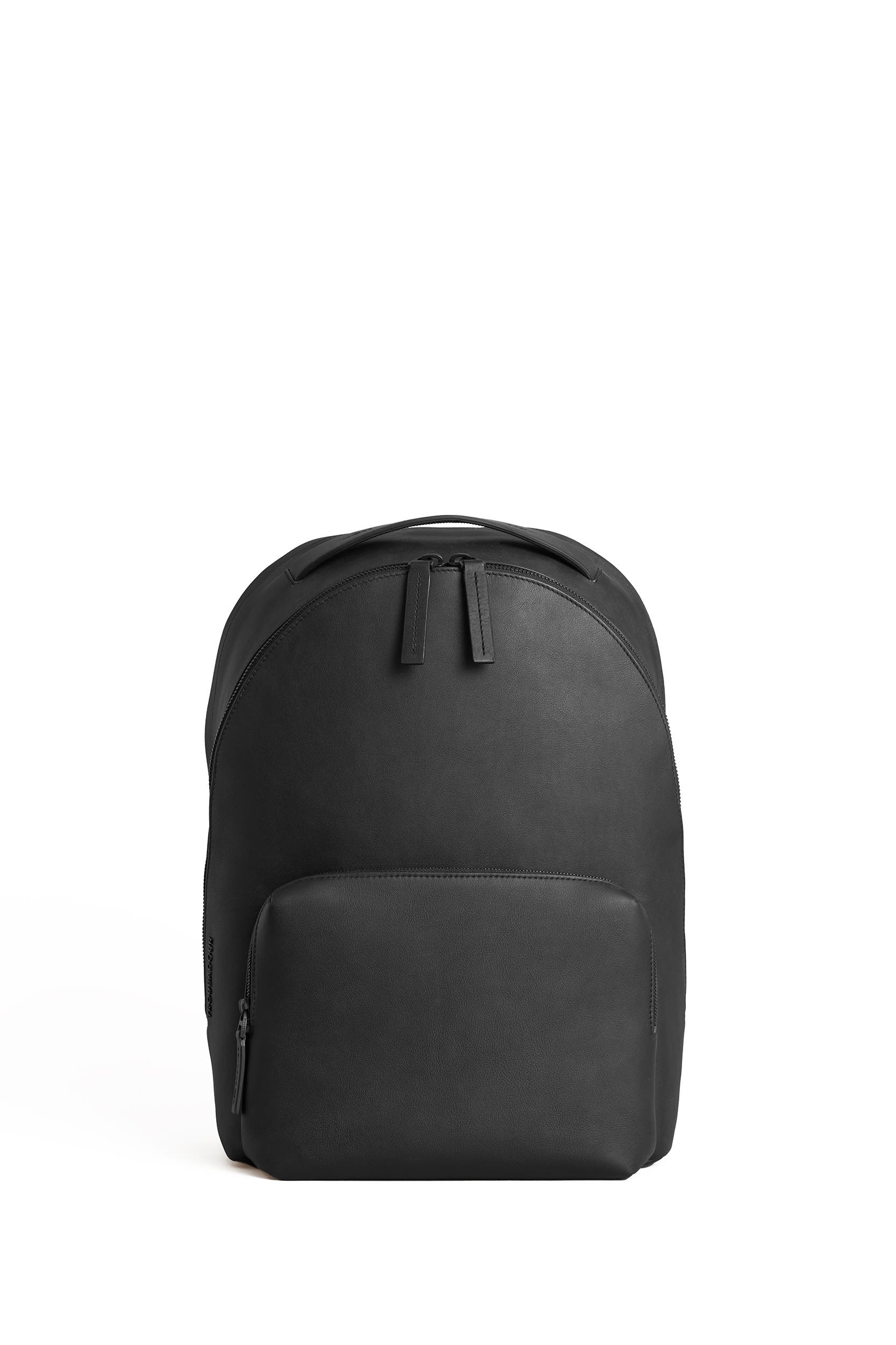 Troubadour Generation Leather Backpack, Main, color, Black