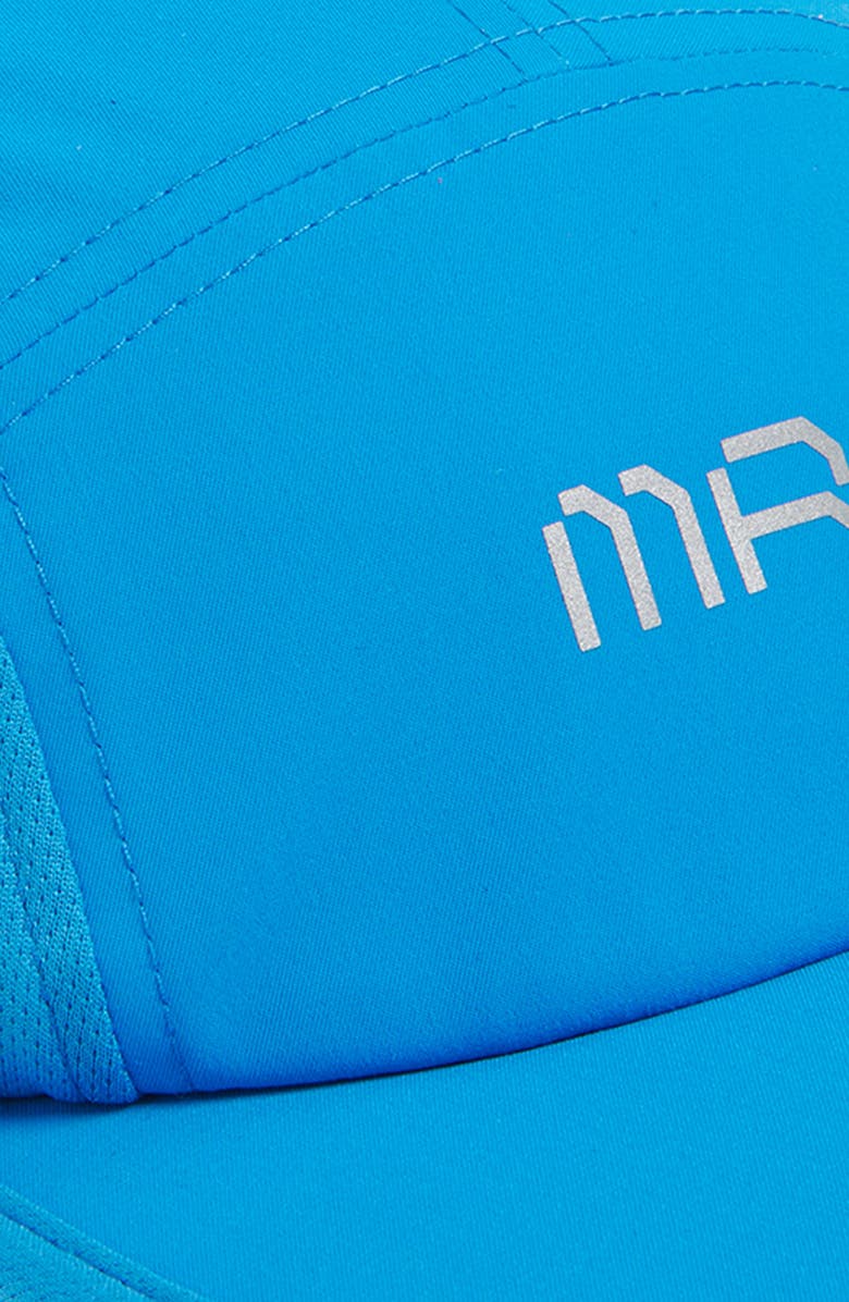 Malbon Golf MRC Five-Panel Adjustable Camper Hat, Alternate, color, Directoire Blue