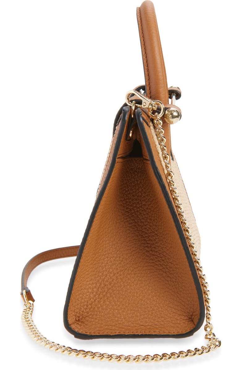 Strathberry Mini Woven Raffia Tote, Alternate, color, Tan/ Natural