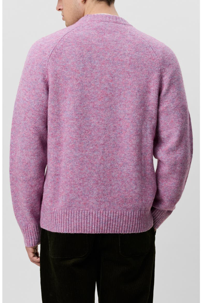 Soft Crewneck Sweater, Alternate, color, OYSTER ROSE MELANGE