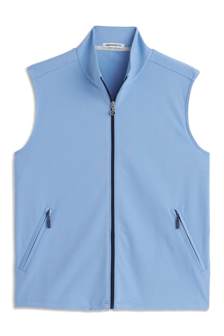 Tech Stretch Vest, Alternate, color, Chambray
