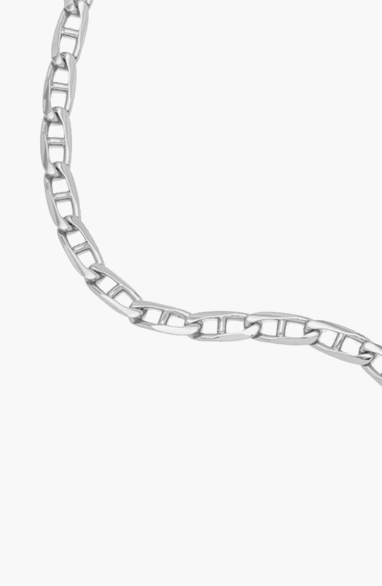 YOJ Figaro Bracelet in Silver, Alternate, color, Silver