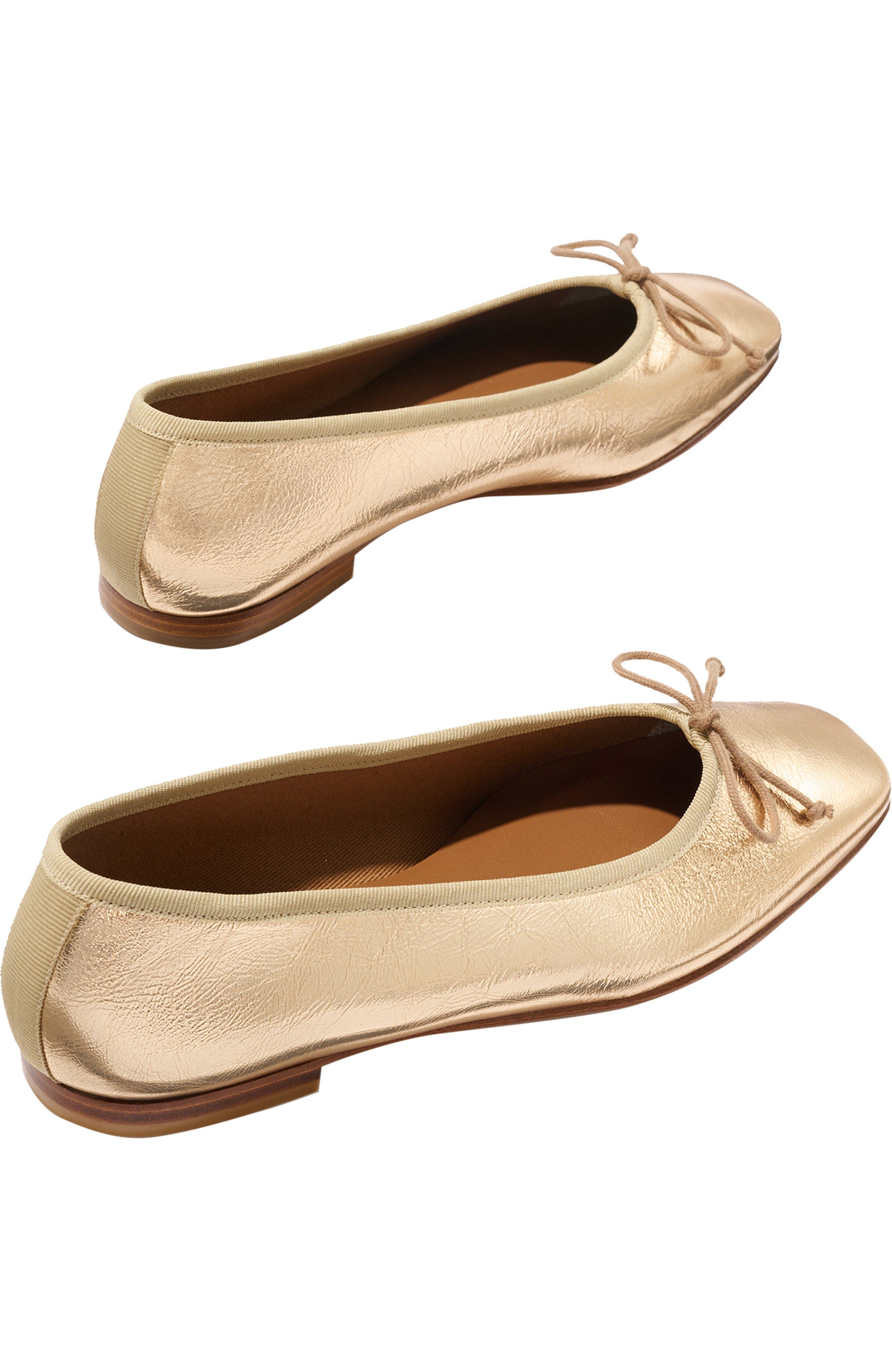 MARGAUX The Fonteyn, Alternate, color, Gold Crinkle Nappa