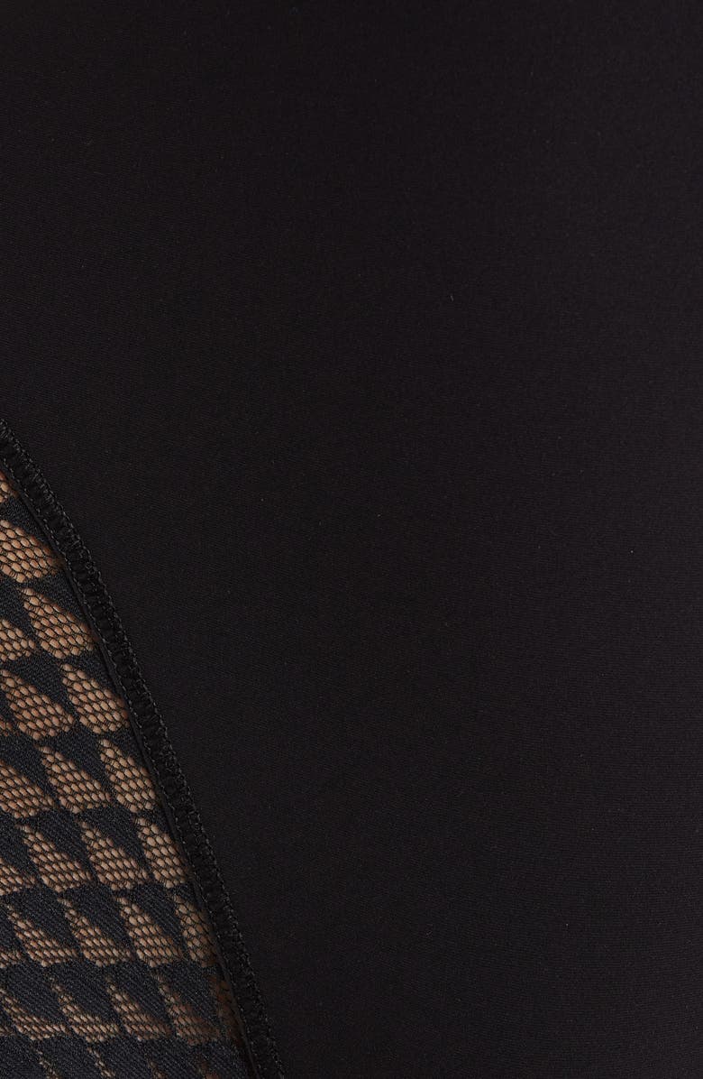 Simone Perele Subtile Shaper Bodysuit, Alternate, color, Black