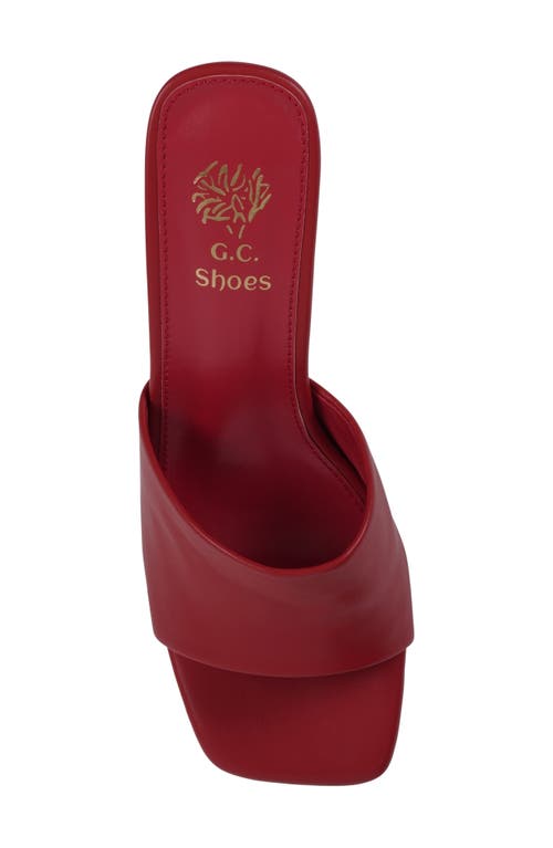 Gc Shoes Soho Slide Sandal In Red