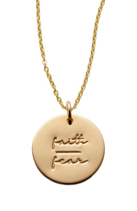 Pause Collection Disc Necklace