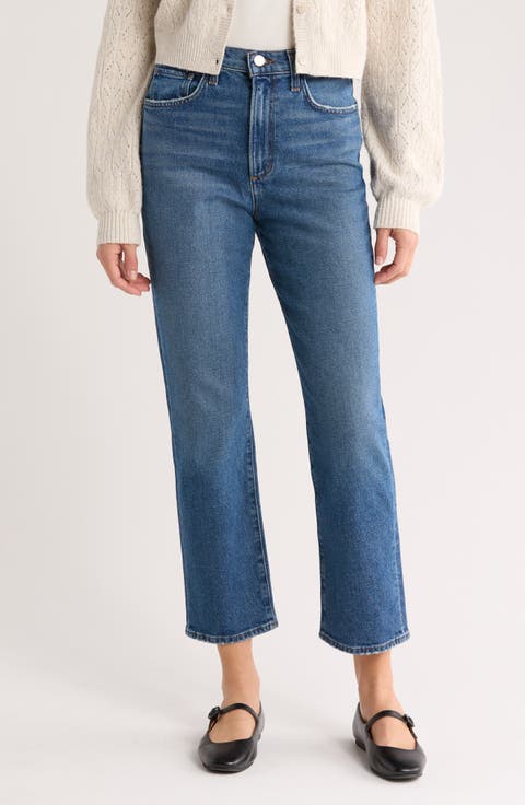 The Stella High Waist Ankle Slim Straight Leg Jeans (Perfect Pair)