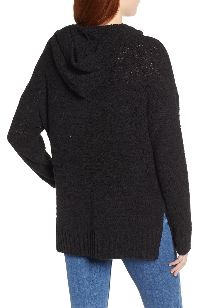 Caslon<sup>®</sup> Beachy Hooded Knit Sweater, Alternate, color,