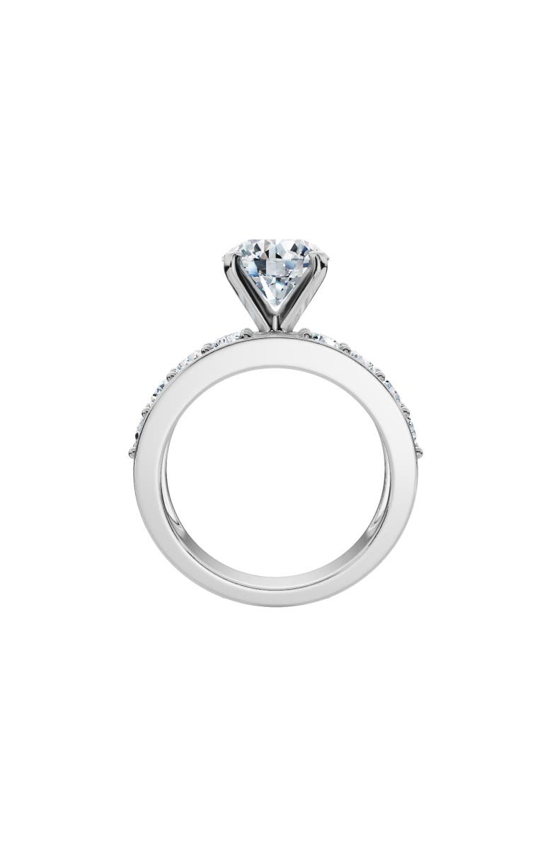 Bliss Diamond Certified 2.90Ct Round Diamond Engagement Ring Lab Grown, Alternate, color, 14K White Gold