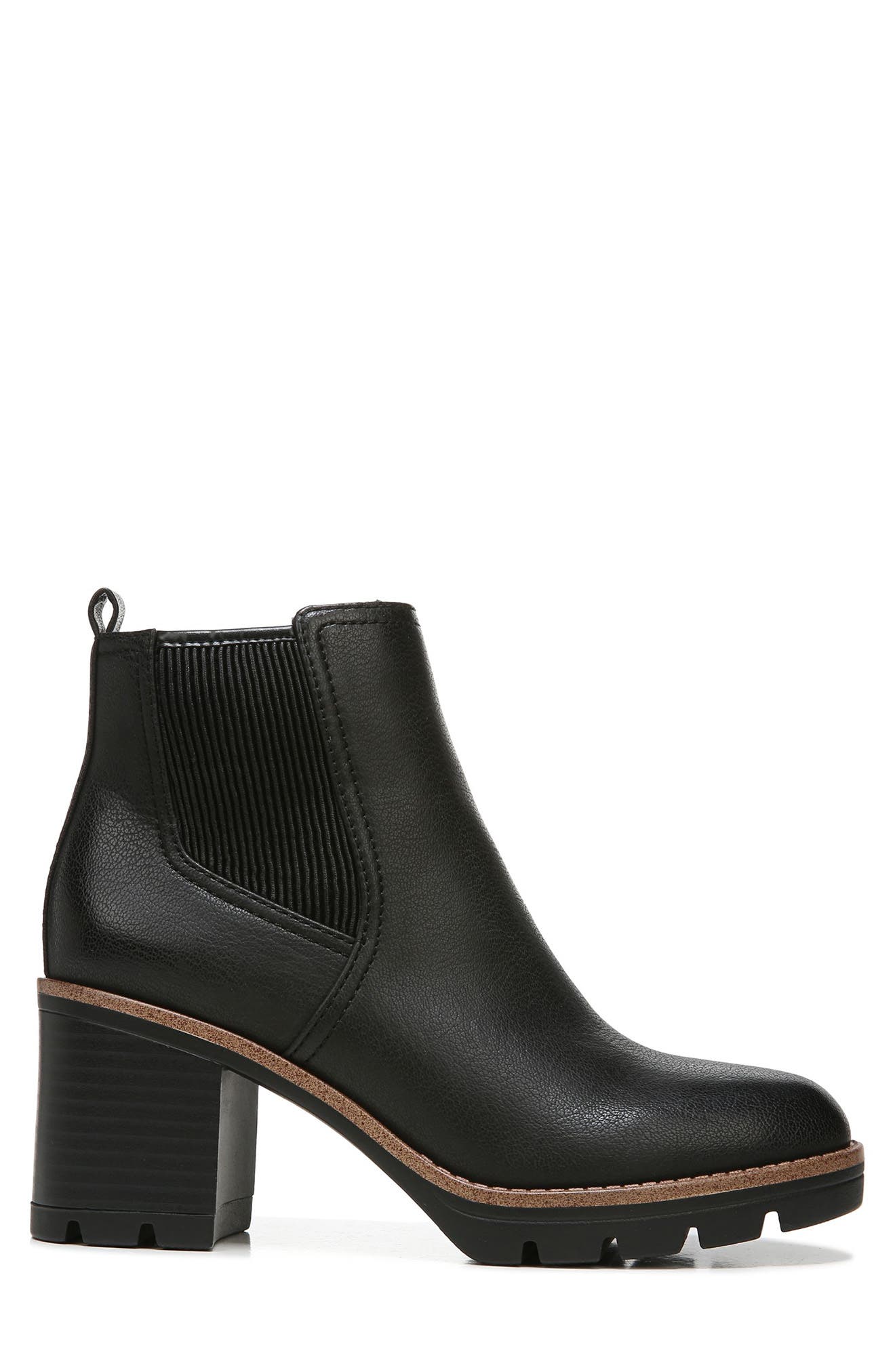 Naturalizer Madalyn Gore Boot, Alternate, color, Black