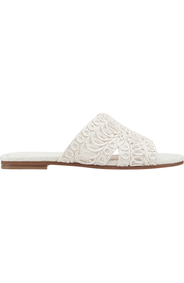 Marc Fisher Nalany Slide Sandal, Alternate, color, White