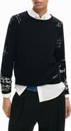 Desigual Fine Gauge Graphic Sweater