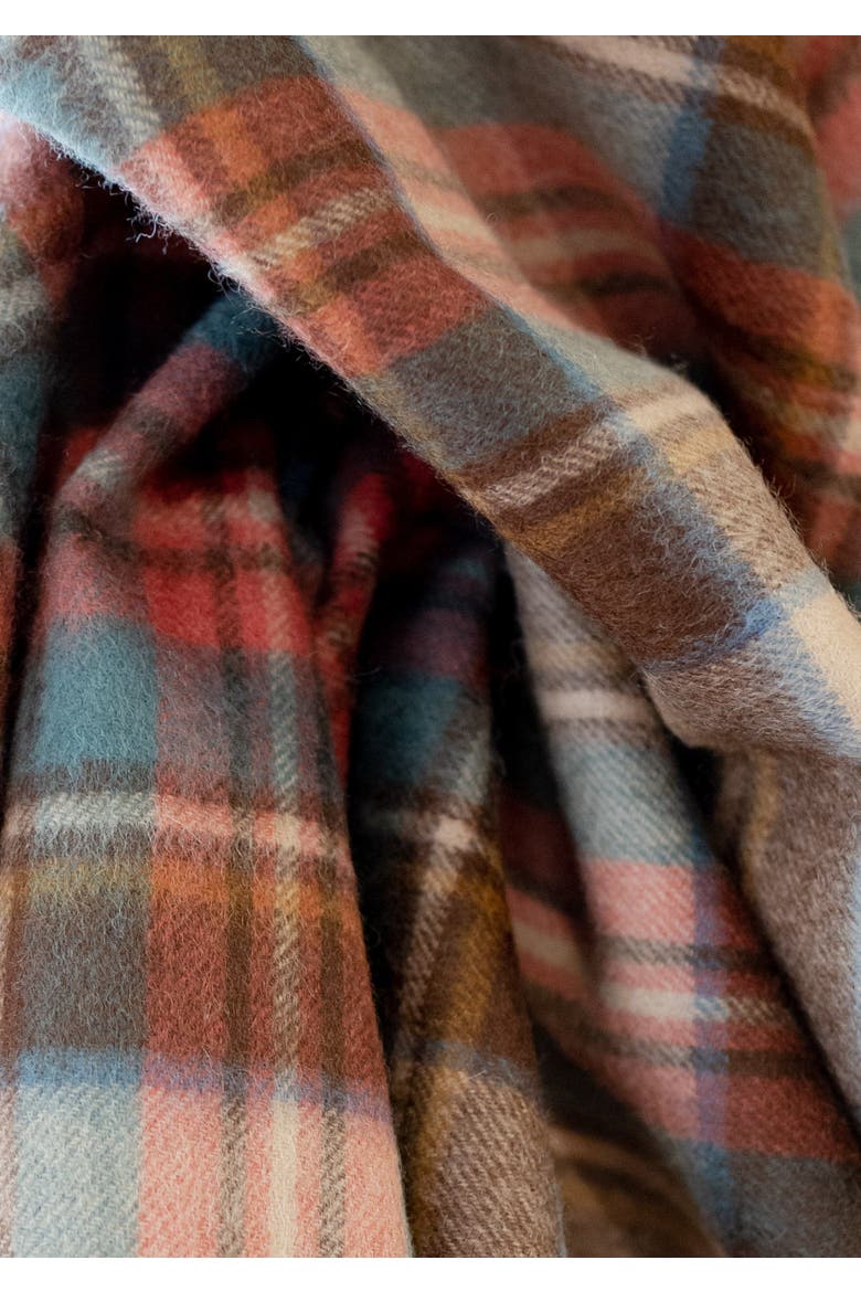 Lambswool Tartan Scarf, Alternate, color, Stewart Dress Antique