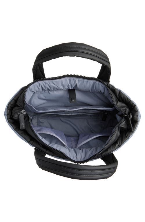 Veecollective Medium Porter Water Repellent Quilted Tote In Gray
