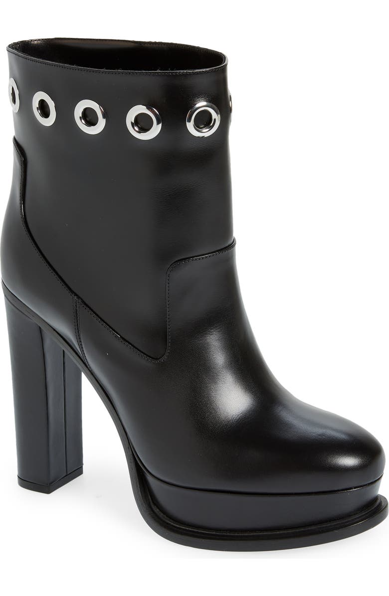 McQueen Studded Platform Bootie, Main, color,