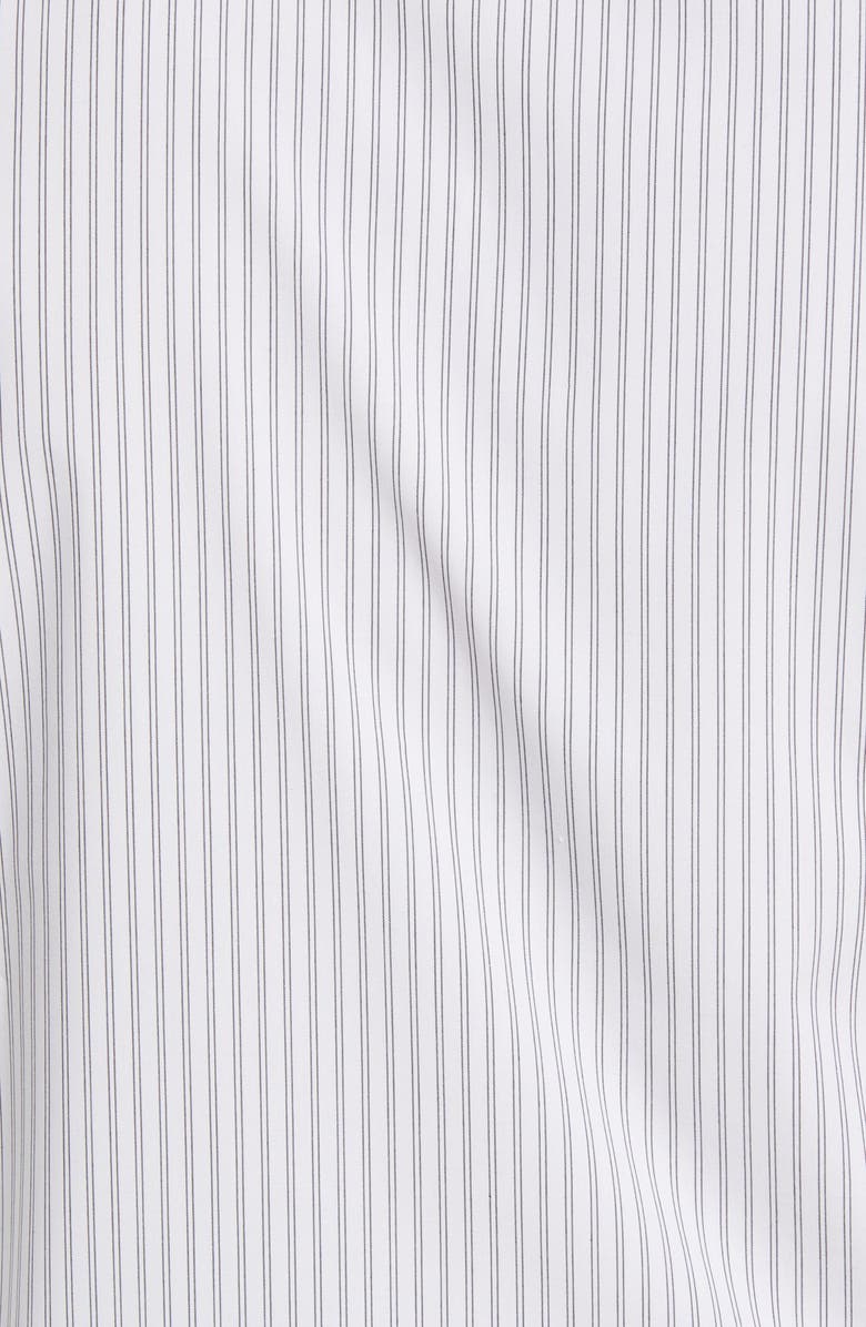Nordstrom Tech Smart Trim Fit Non-Iron Stripe Dress Shirt, Alternate, color, 