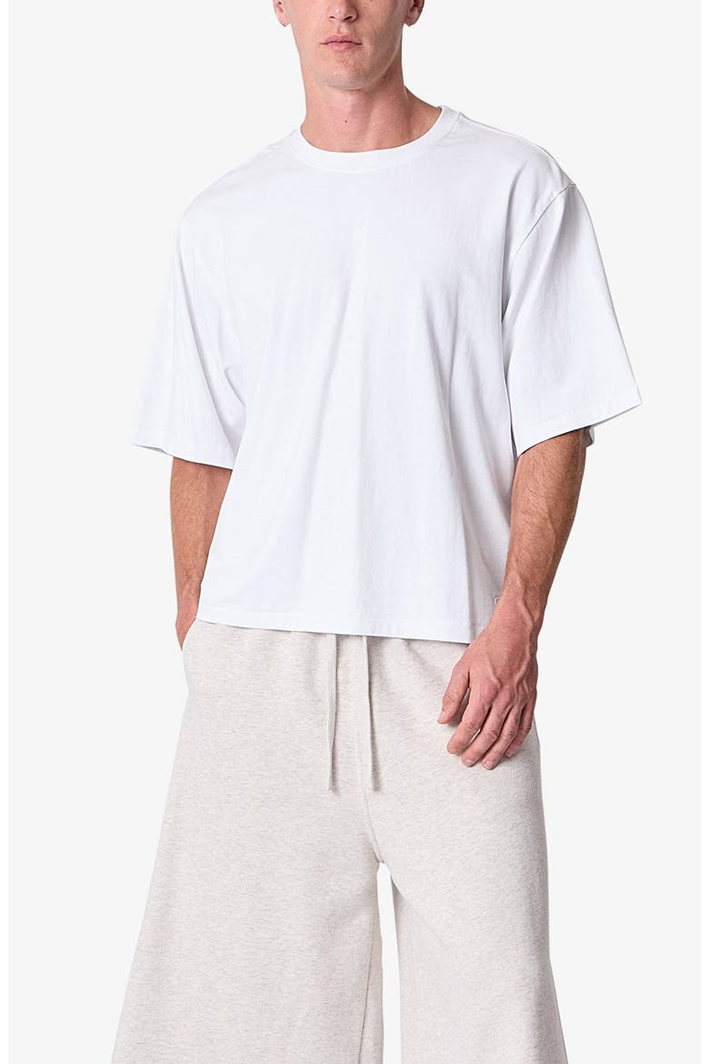 Cropped T-Shirt, Main, color, WHITE