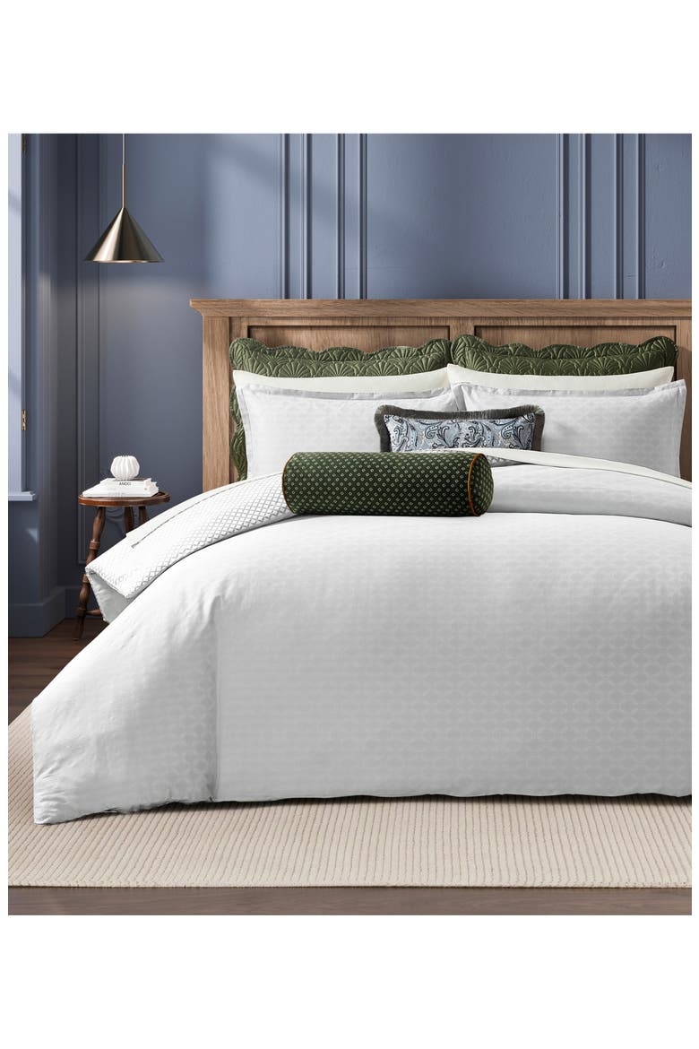 Pollsy Duvet Cover & Shams Set, Alternate, color, BRIGHT WHITE
