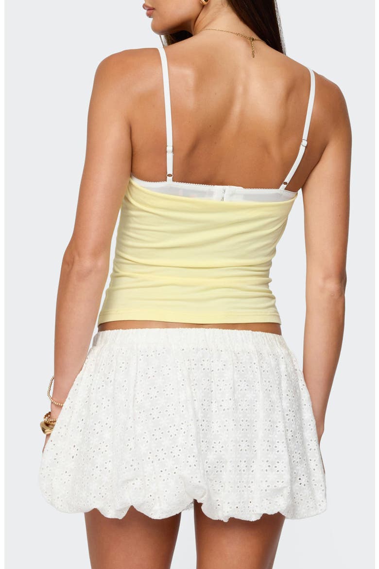Linnea Layered Lace Camisole, Alternate, color, YELLOW-AND-WHITE