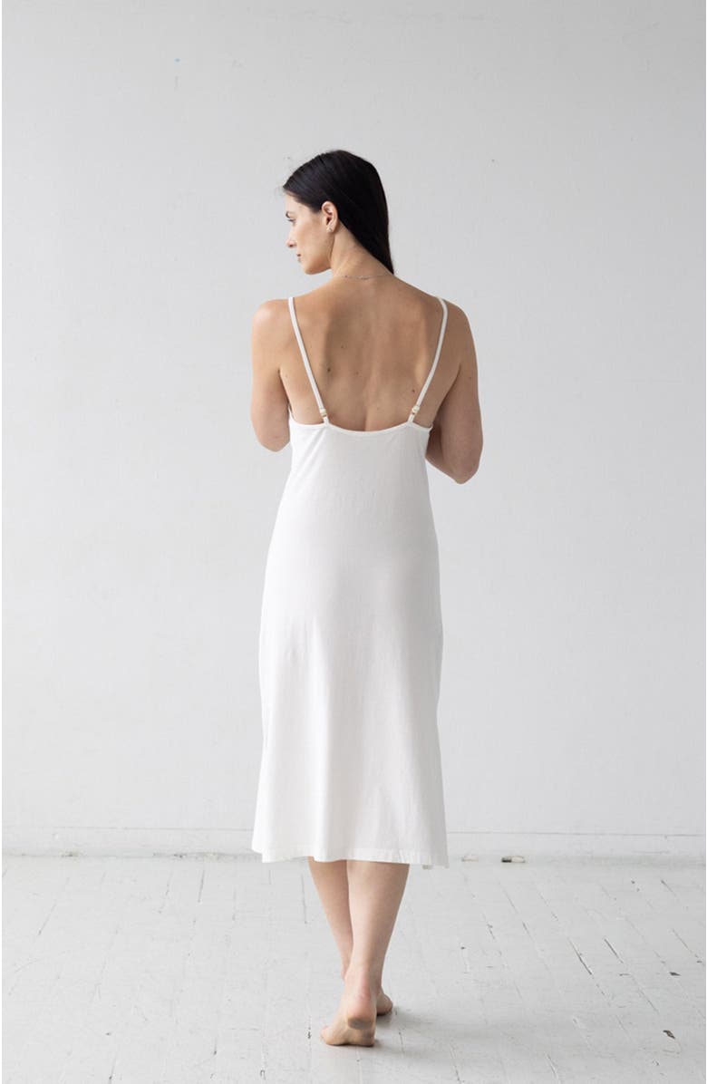 SALUA Alma Midi Chemise, Alternate, color, White