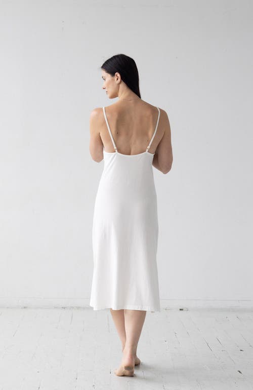 Salua Alma Midi Chemise In White