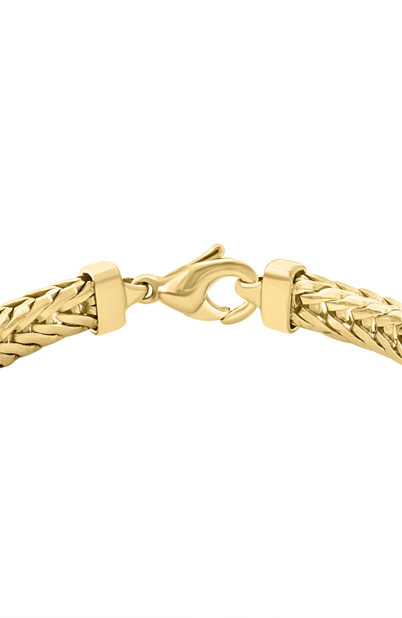 EFFY Textured Curb Chain Bracelet In Gold-plated Sterling Silver (Men ...