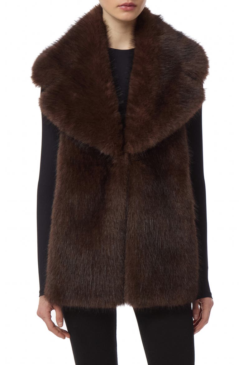 Mia Faux Fur Collar, Main, color, FAUVE MULTI