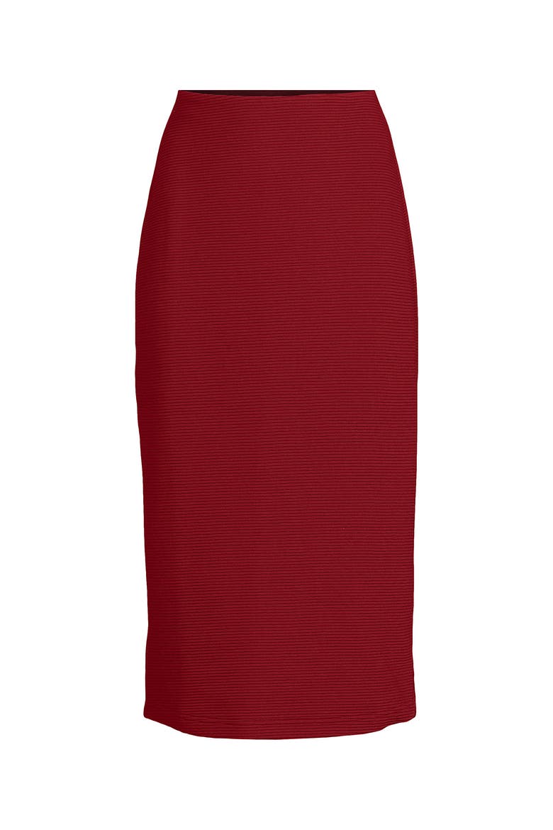 Starfish Side Zip Midi Skirt, Alternate, color, Dark Granite Red