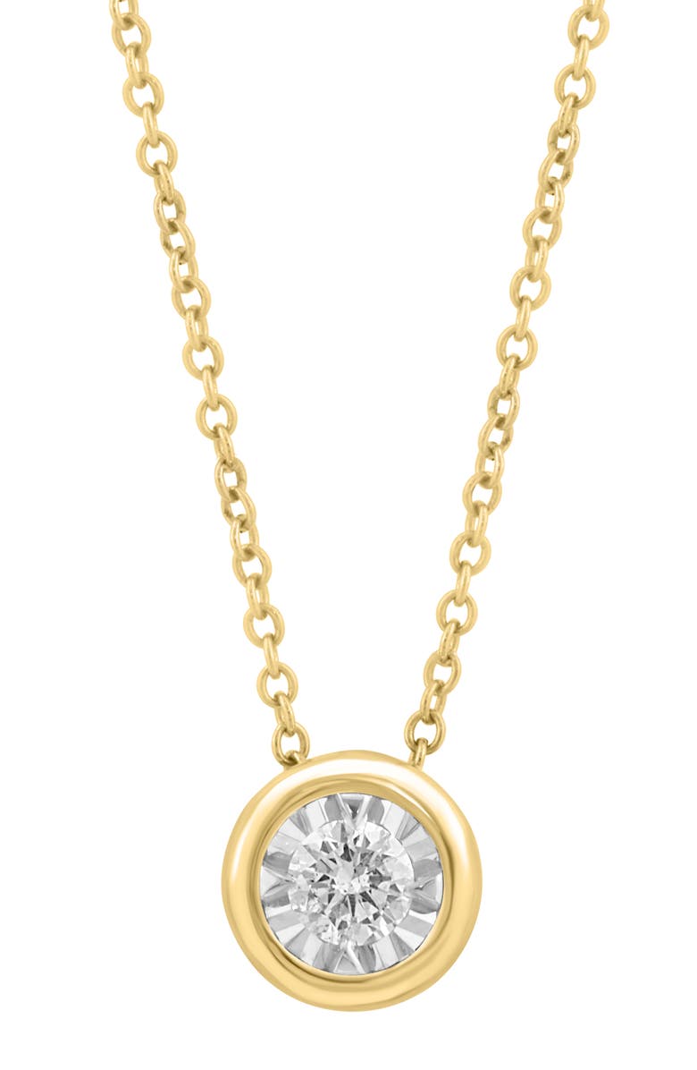 EFFY Round Diamond Pendant Necklace, Alternate, color, Gold