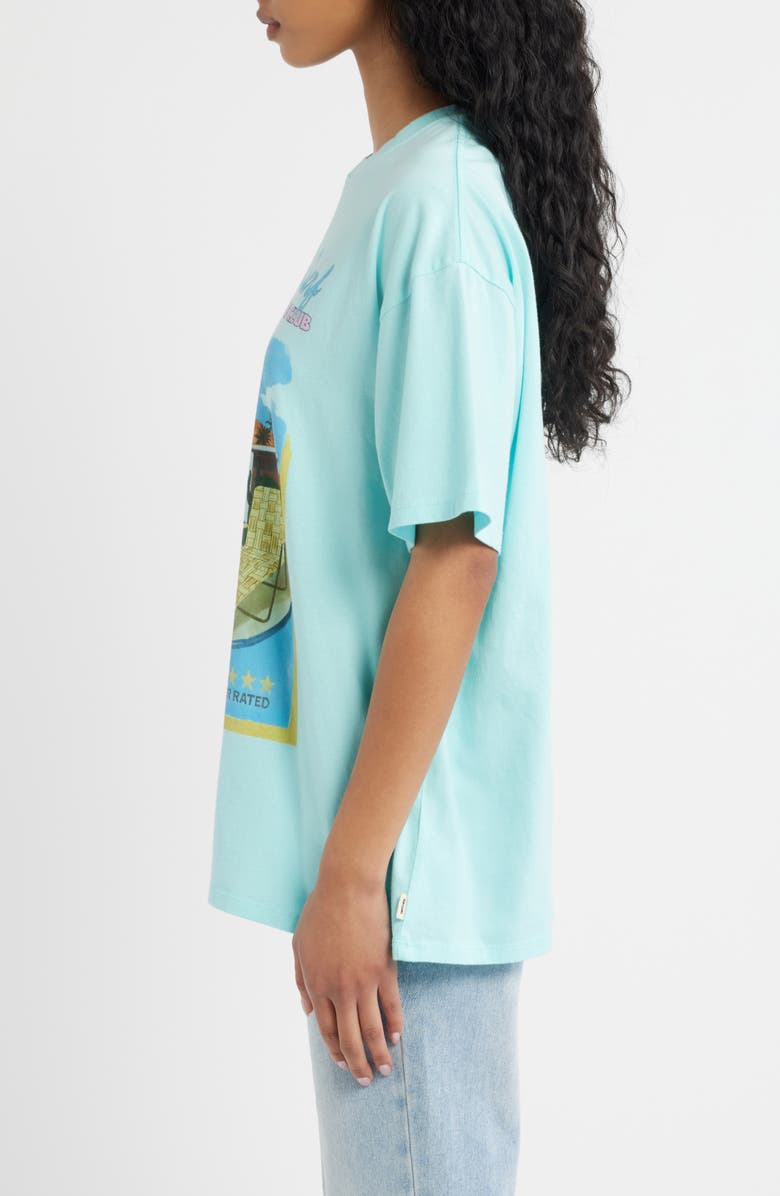 Rip Curl Pacific Coast Leisure Club Graphic T-Shirt, Alternate, color, Light Sea Blue